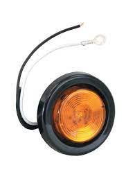 2" Round, LED, Marker Light, Amber