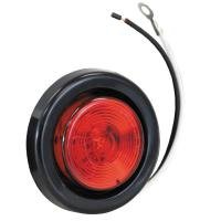 2" Round, LED, Marker Light, Red