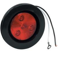 2.5" Round, LED, Marker Light, Red