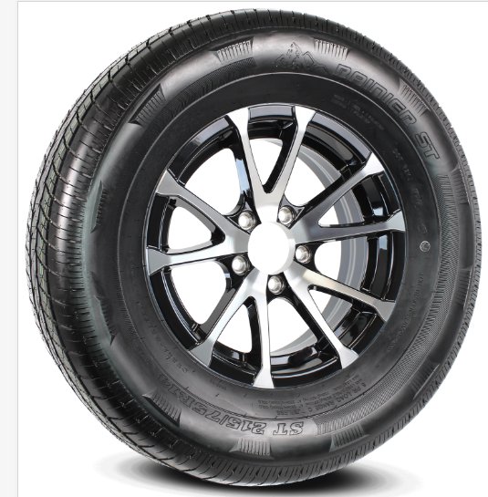 6 LUG ALUMINUM ( AVALANCHE) WITH CENTER CAP SPT