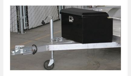 Steel Trailer Tongue Tool Box 2-3/4 cu. ft.