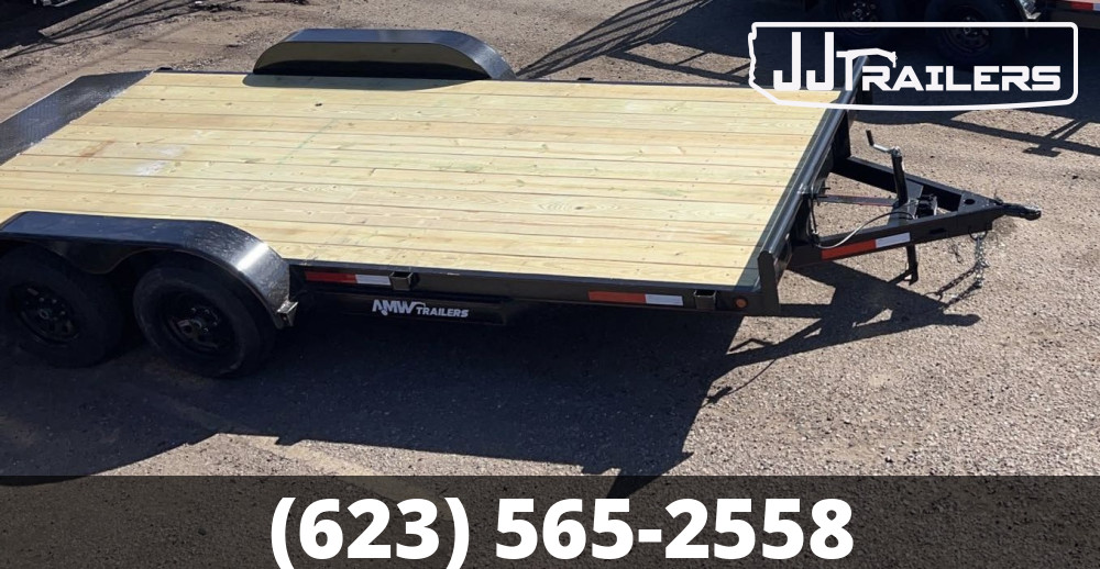 7x16 AMW Flatbed Car Hauler