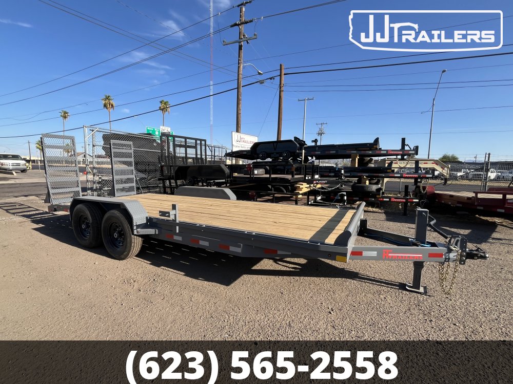 83x18 HT TRAILERS Flatbed Car Hauler