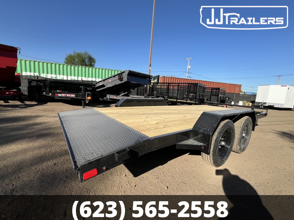 83x18 HT TRAILERS Flatbed Car Hauler