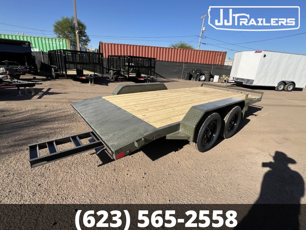 83x18 HT TRAILERS Flatbed Car Hauler