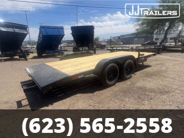 83x18 HT TRAILERS Flatbed Car Hauler