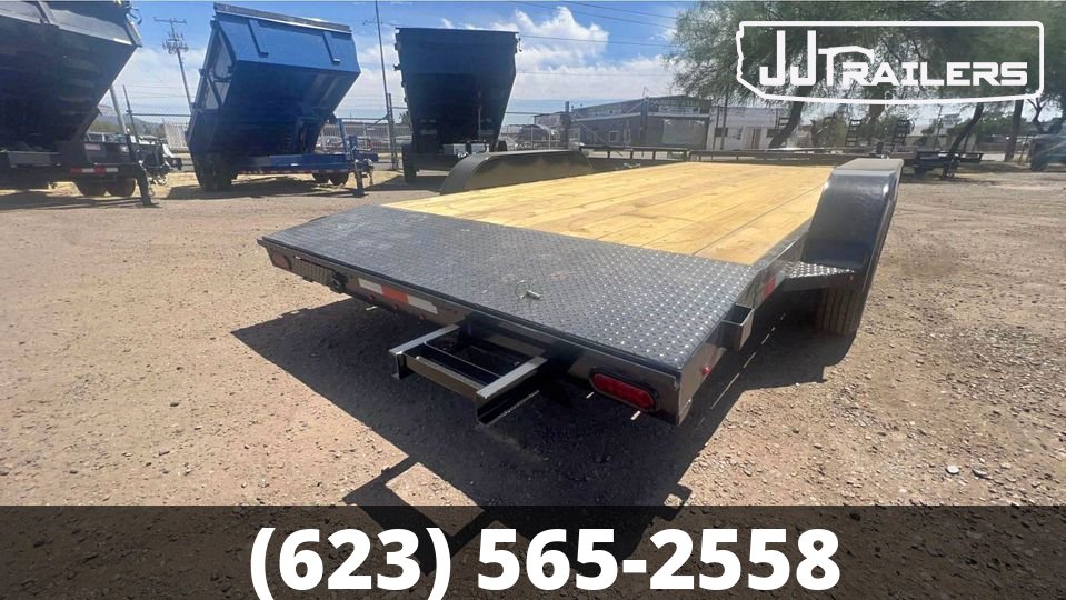 83x18 HT TRAILERS Flatbed Car Hauler