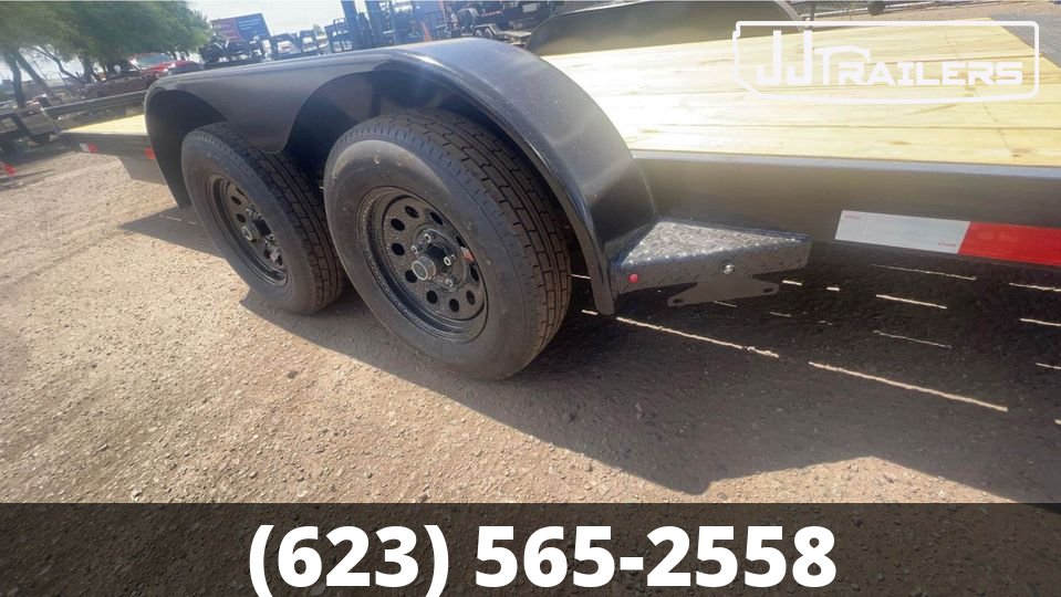 83x18 HT TRAILERS Flatbed Car Hauler