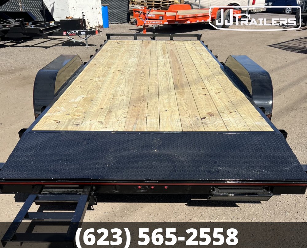 83x20 MP TRAILERS Flatbed Car Hauler