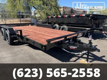 83x20 Sun Country Trailers-Playcraft Flatbed Car Hauler