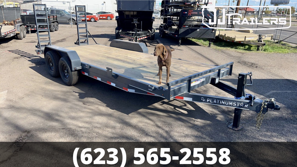 83x20 DP PLATINUM STAR Flatbed Car Hauler