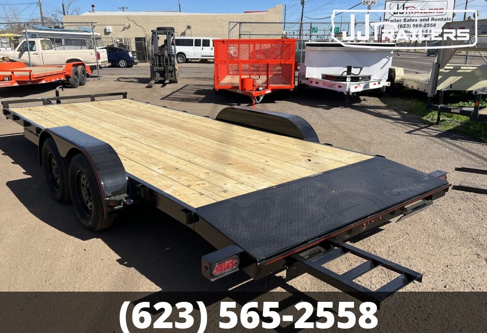 83x18 MP TRAILERS Flatbed Car Hauler