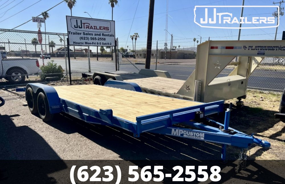 83x18 MP TRAILERS Flatbed Car Hauler