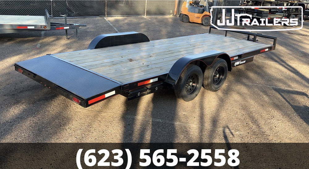 83x20 AMW Flatbed Car Hauler