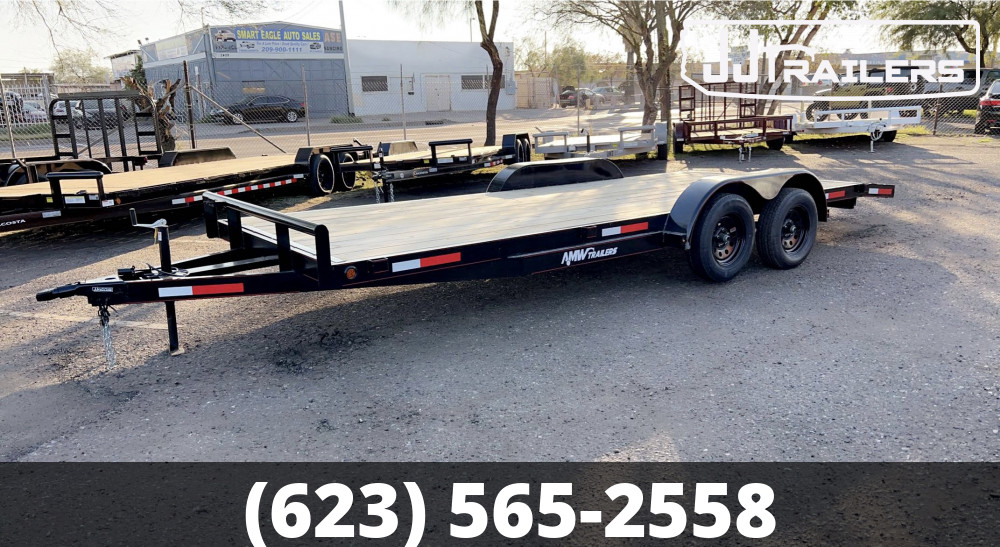 83x20 AMW Flatbed Car Hauler