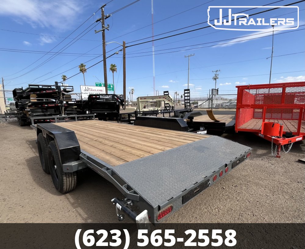 83x20 Buckshot Flatbed Car Hauler