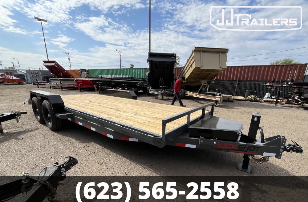 83x20 Buckshot Flatbed Car Hauler