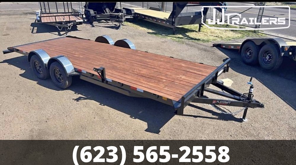83x20 Sun Country Trailers-Playcraft Flatbed Car Hauler