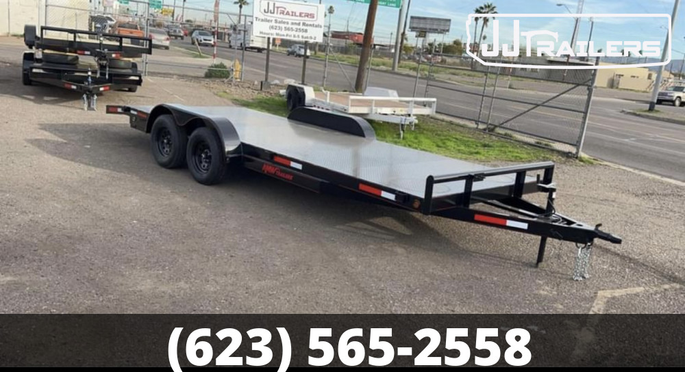 83x20 AMW Flatbed Car Hauler