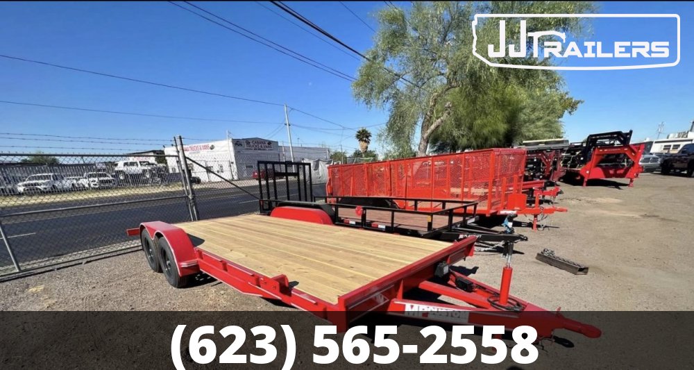 83x16 MP Trailers Flatbed Car Hauler