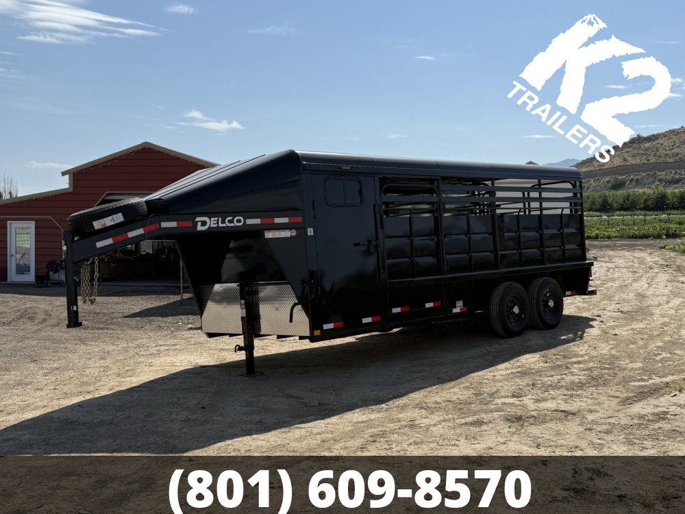 Delco 20 Ft Gooseneck Livestock Trailer