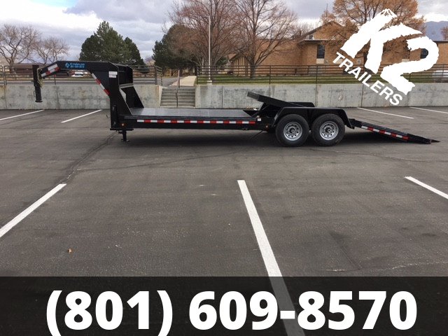 17K 7x24' K2 Trailers Gooseneck Tilt