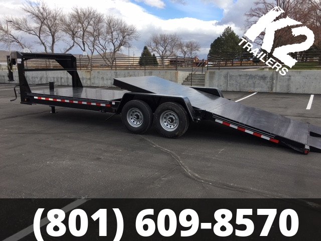 17K 7x24' K2 Trailers Gooseneck Tilt