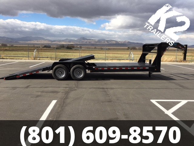 17K 7x24' K2 Trailers Gooseneck Tilt