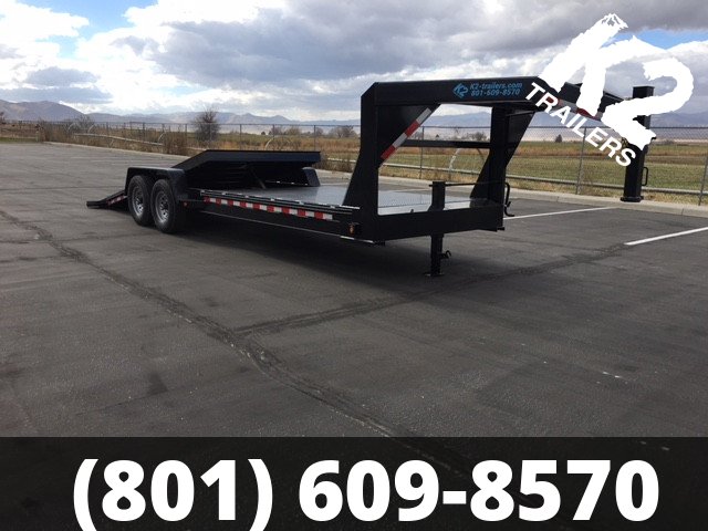 17K 7x24' K2 Trailers Gooseneck Tilt