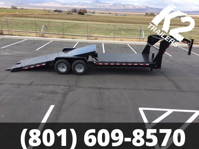 17K 7x24' K2 Trailers Gooseneck Tilt