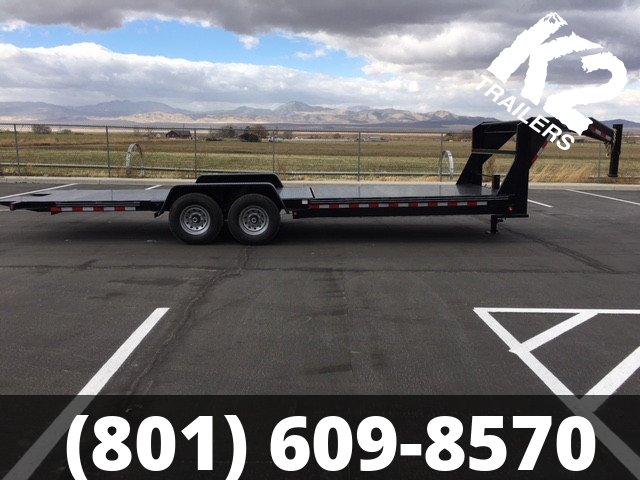 17K 7x24' K2 Trailers Gooseneck Tilt
