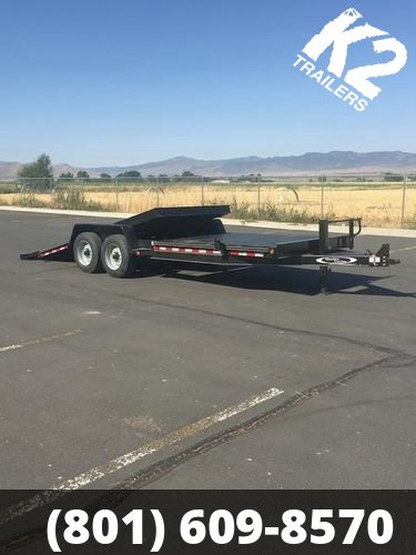 17K 7x22' K2 Trailers Tilt Deck
