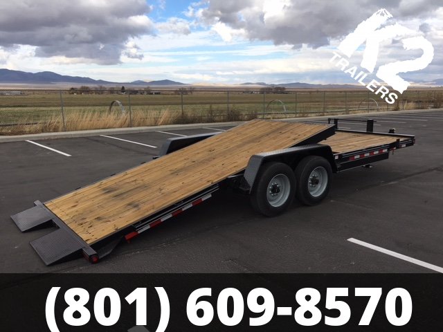 17K 7x22' K2 Trailers Tilt Deck