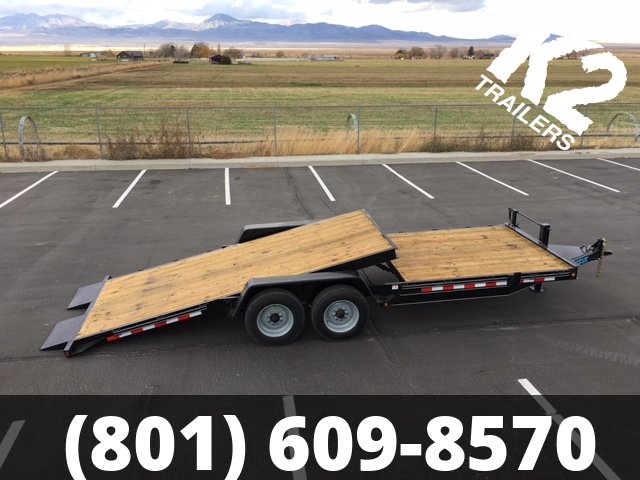 17K 7x22' K2 Trailers Tilt Deck