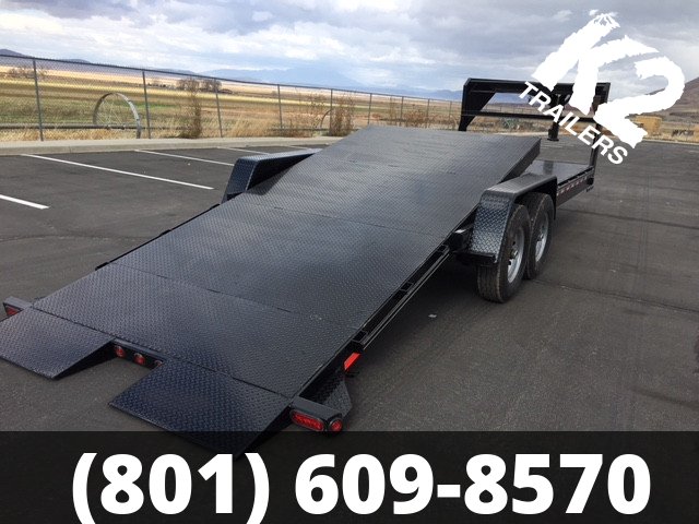 7.5'x24' K2 Trailers Metal Tilt Deck