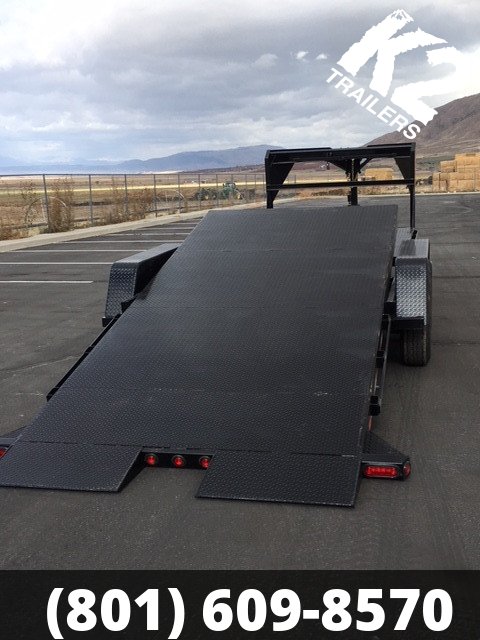 7.5'x24' K2 Trailers Metal Tilt Deck