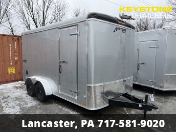 2025 Homesteader Trailers - 714CT - Silver Mist - 7x14 - 7,000#