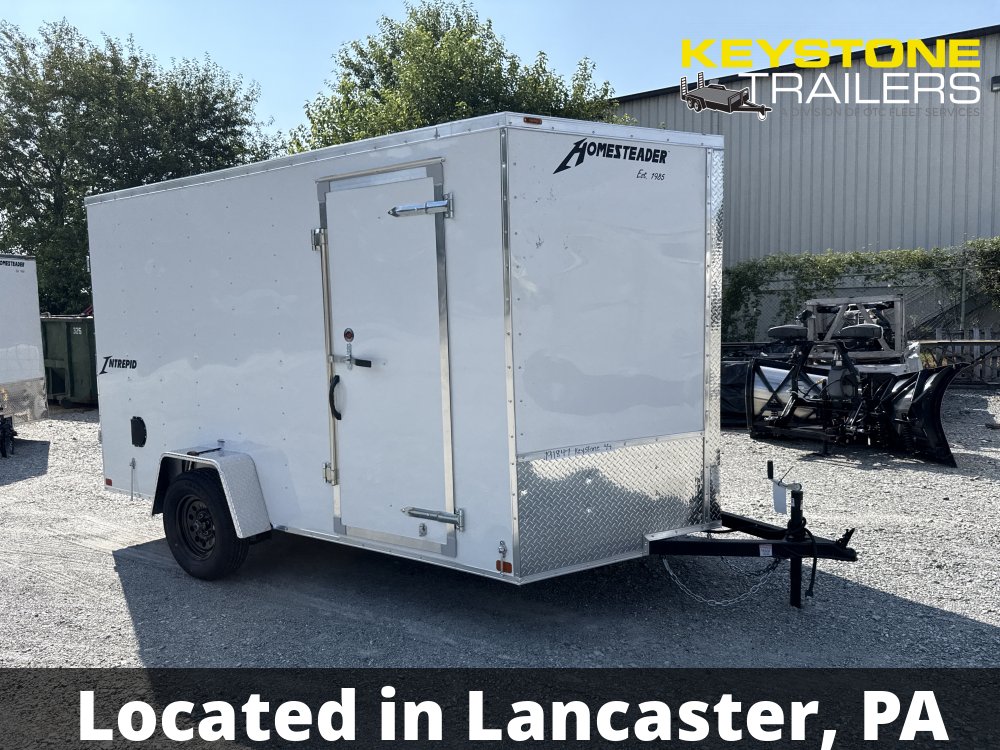 2026 Homesteader Trailers - 712IS - White - 7x12 - 2,990#