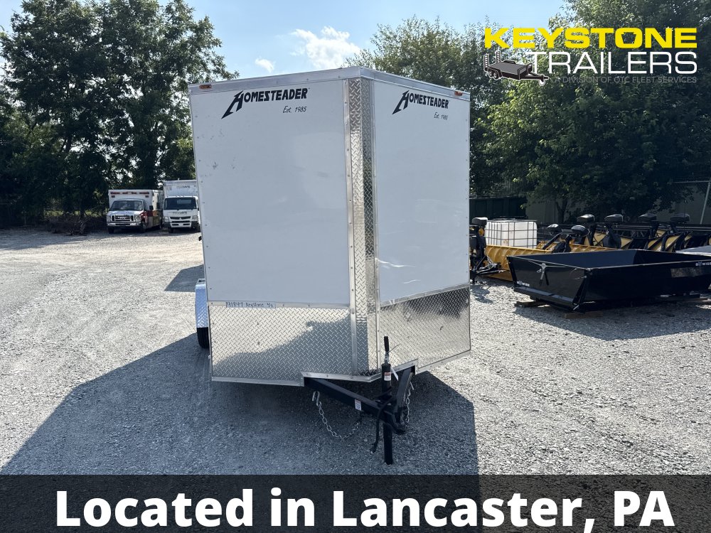 2026 Homesteader Trailers - 712IS - White - 7x12 - 2,990#