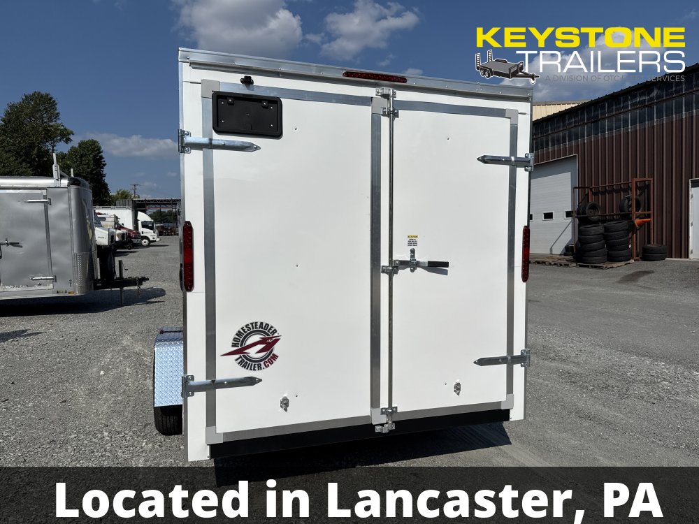 2026 Homesteader Trailers - 712IS - White - 7x12 - 2,990#