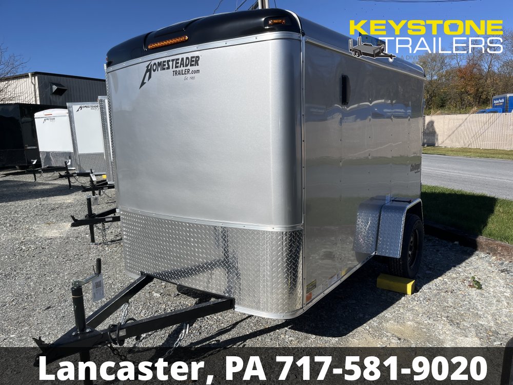 2025 Homesteader Trailers - 610CS - Silver Mist - 6x10 - 2,990#