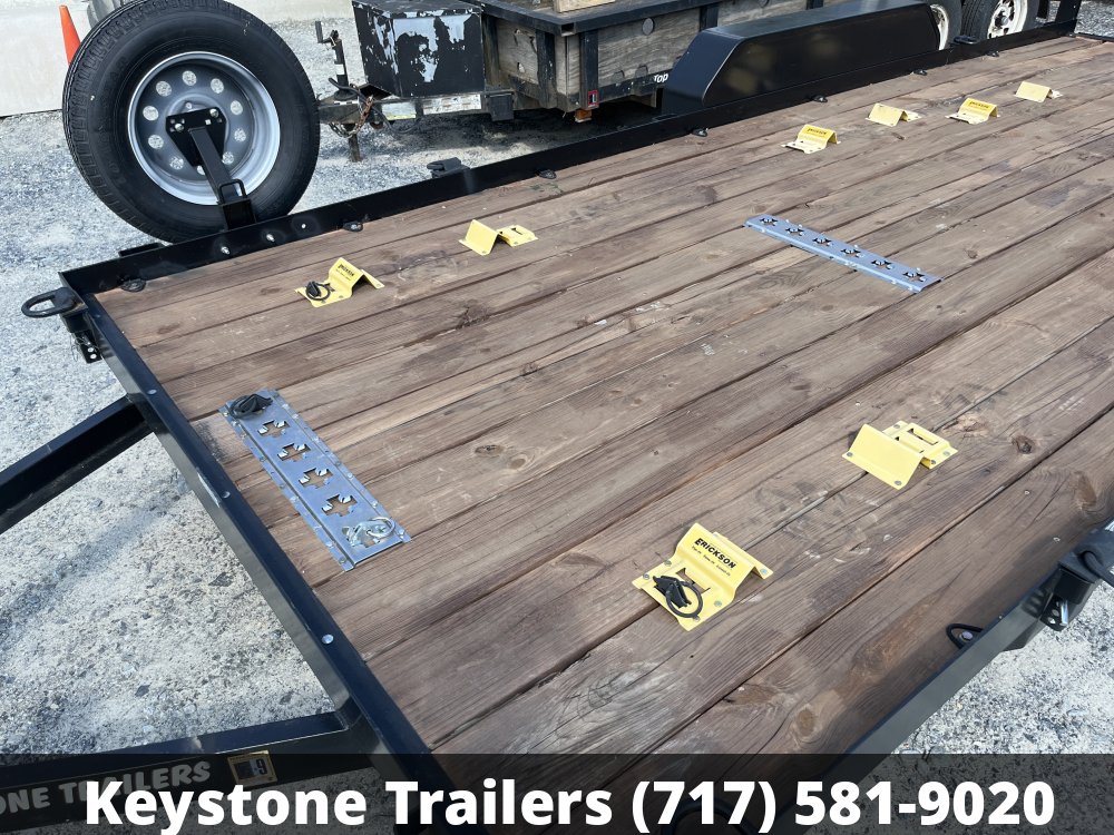 2022 Keystone Trailers - KF718-7 - Black - 7x18 - 7,000#