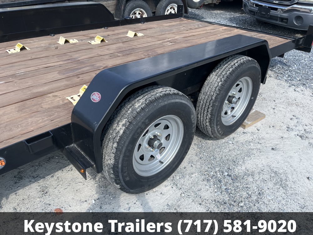 2022 Keystone Trailers - KF718-7 - Black - 7x18 - 7,000#