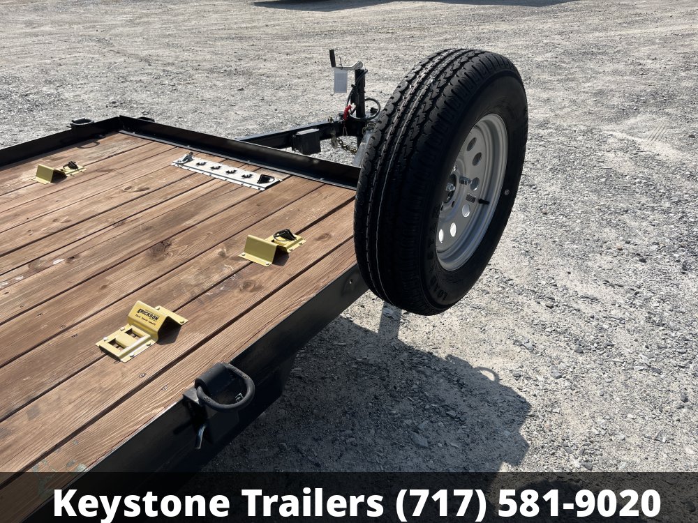 2022 Keystone Trailers - KF718-7 - Black - 7x18 - 7,000#