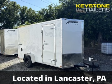 2026 Homesteader Trailers - 612IS - White - 6x12 - 2,990#