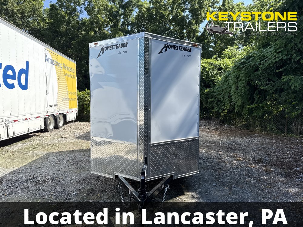 2026 Homesteader Trailers - 612IS - White - 6x12 - 2,990#