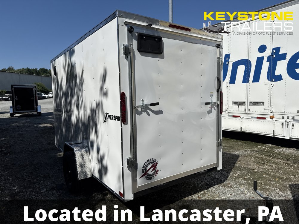 2026 Homesteader Trailers - 612IS - White - 6x12 - 2,990#