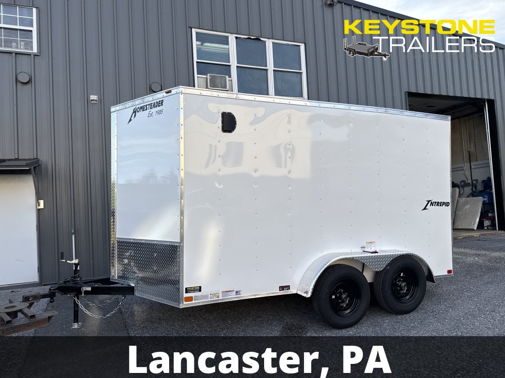 2026 Homesteader Trailers - 712IT - White - 7x12 - 7,000#