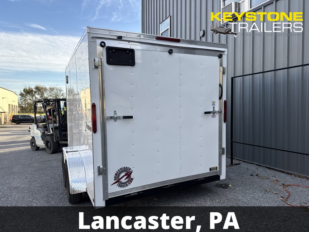 2026 Homesteader Trailers - 712IT - White - 7x12 - 7,000#