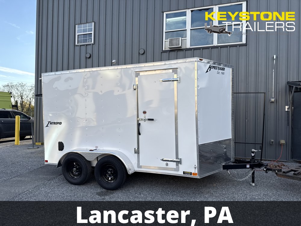 2026 Homesteader Trailers - 712IT - White - 7x12 - 7,000#